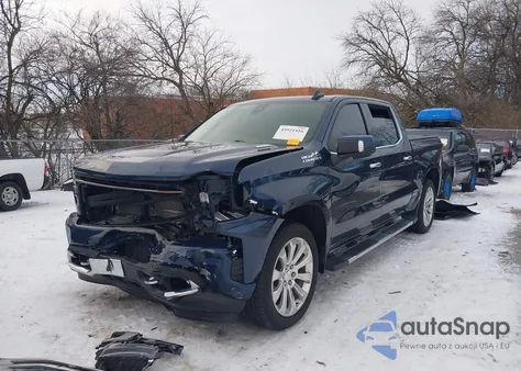 2022 Chevrolet Silverado 1500 Ltd 4Wd Short Bed High Country из США, поврежденный, VIN 1GCUYHET4NZ196796